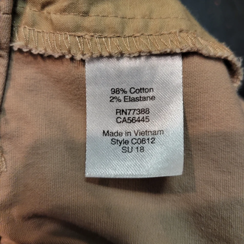 J Crew Womens Chino Shorts Khaki Cotton Flat Front 12